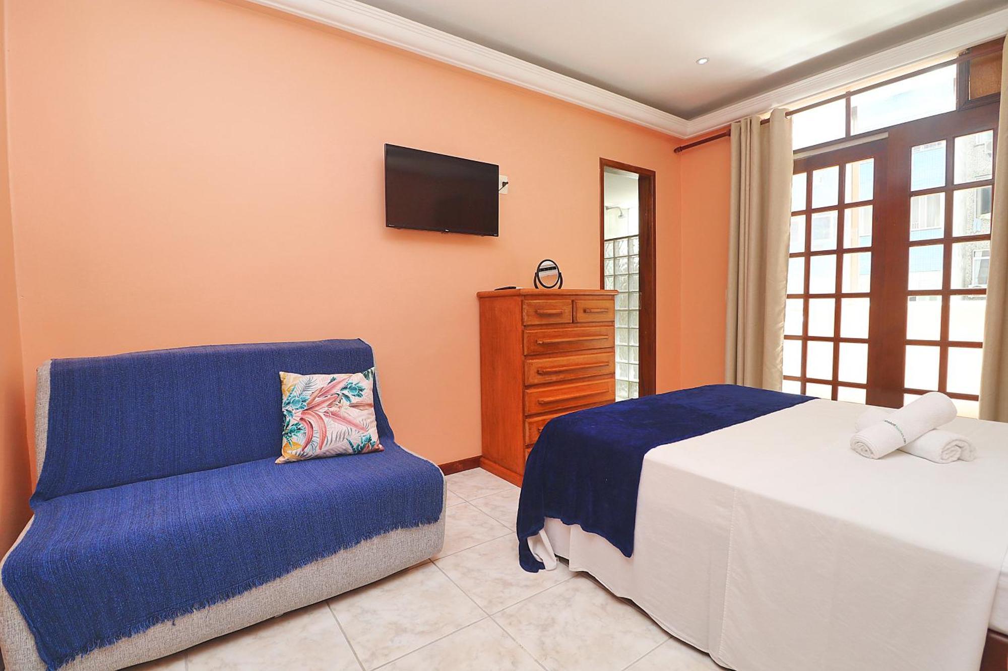 Apartamento Estudio Vista Lateral O Mar Em Copacabana Rio de Janeiro